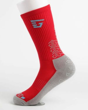 Red Classic Logo Sock