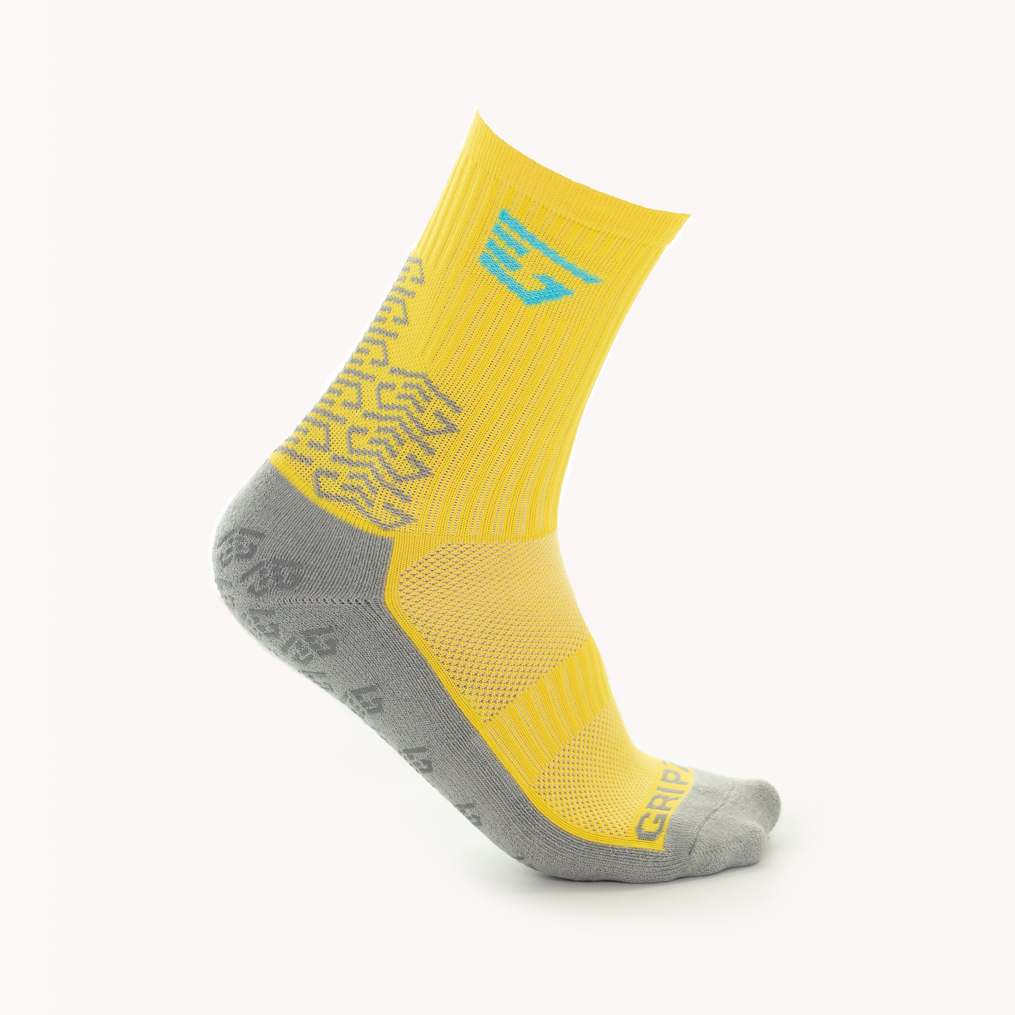 Yellow Classic Logo Sock